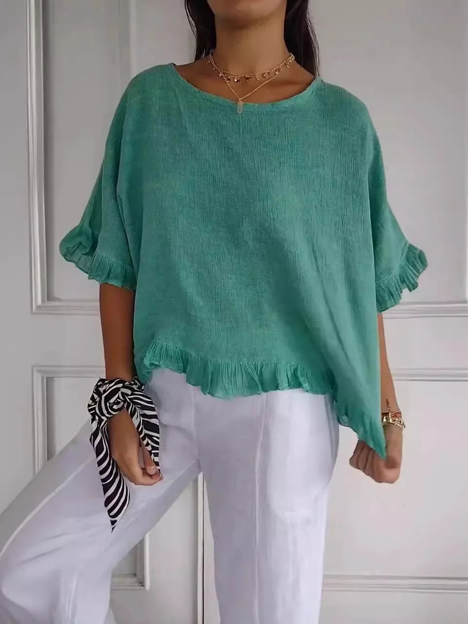 Cotton Linen Blouse – Breathable, Chic & Effortlessly Stylish
