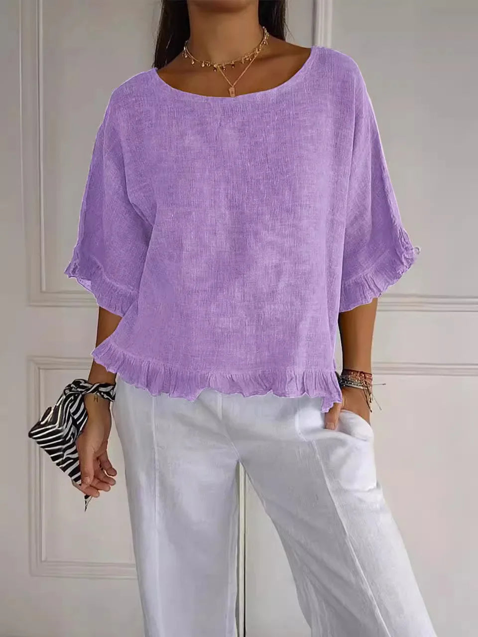 Cotton Linen Blouse – Breathable, Chic & Effortlessly Stylish