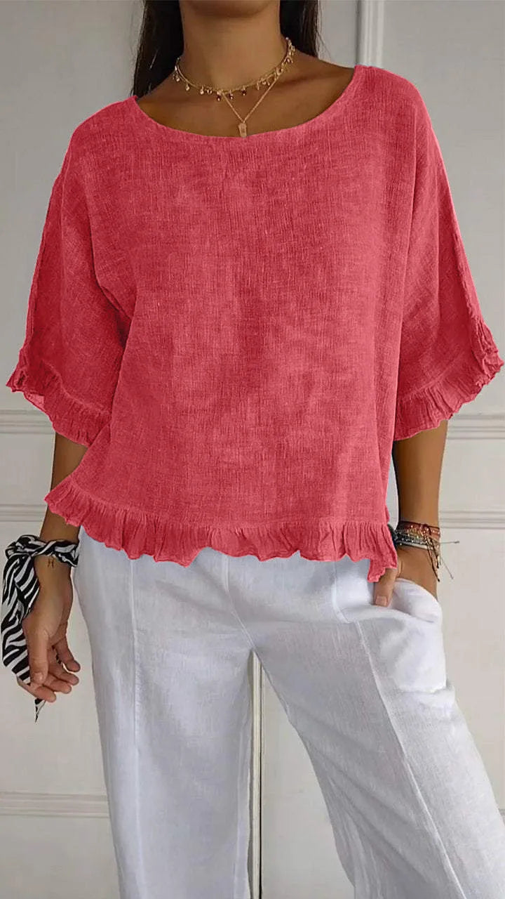 Cotton Linen Blouse – Breathable, Chic & Effortlessly Stylish
