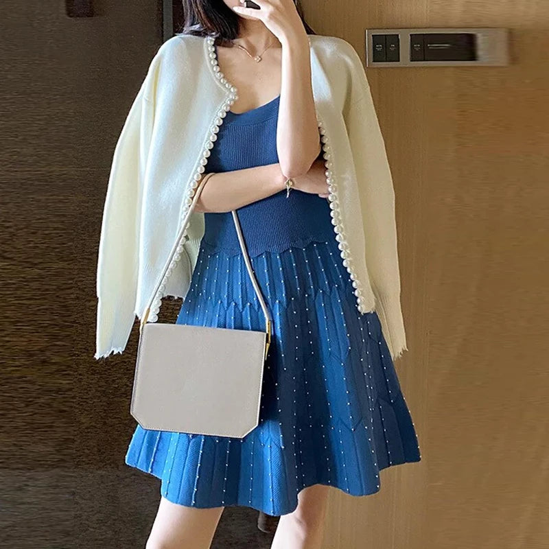 Long Sleeve Pearl Cardigan – Casual & Classy