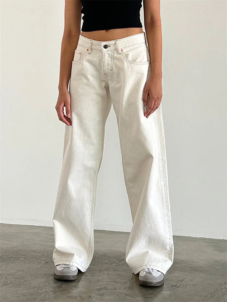 Urban Chic Baggy Jeans – Loose Fit, Hip Hop Denim Style