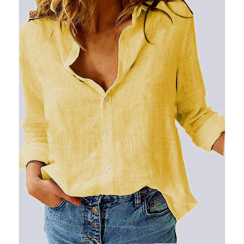 Soft & Stylish Print Shirt – Long Sleeve Cotton Top for All-Day Comfort