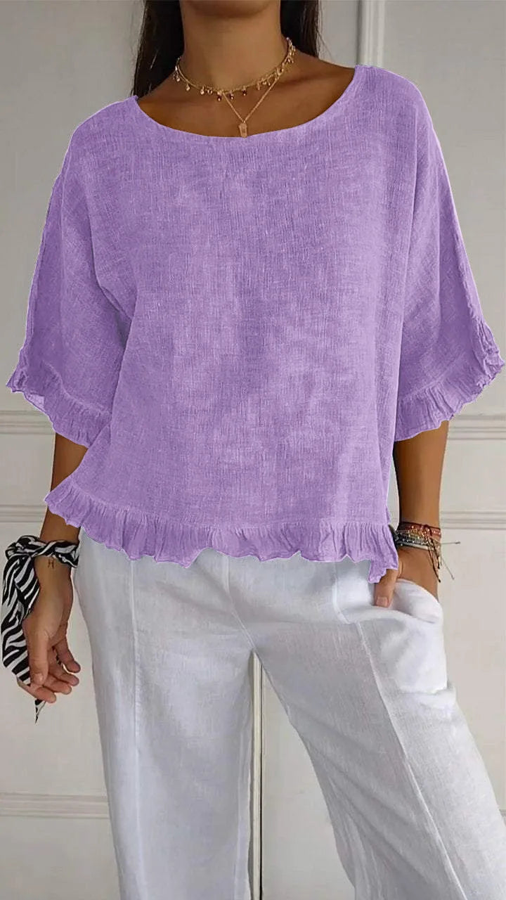 Cotton Linen Blouse – Breathable, Chic & Effortlessly Stylish
