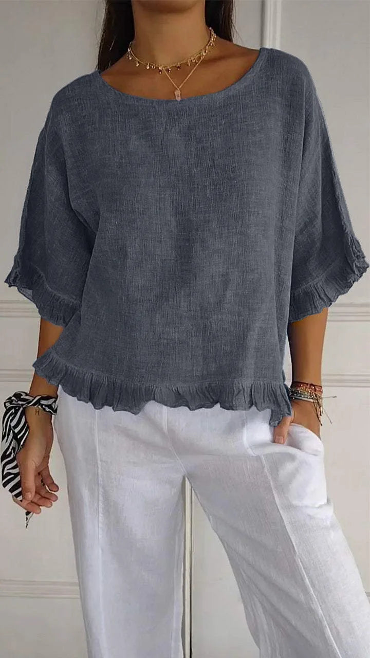Cotton Linen Blouse – Breathable, Chic & Effortlessly Stylish