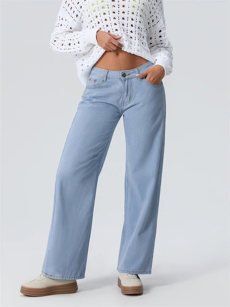 Urban Chic Baggy Jeans – Loose Fit, Hip Hop Denim Style